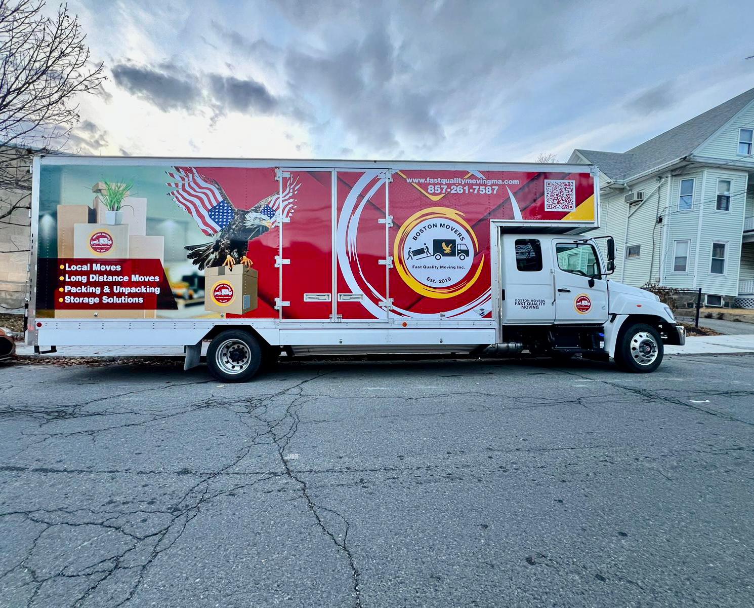 Fast Quality Moving Inc. moving truck