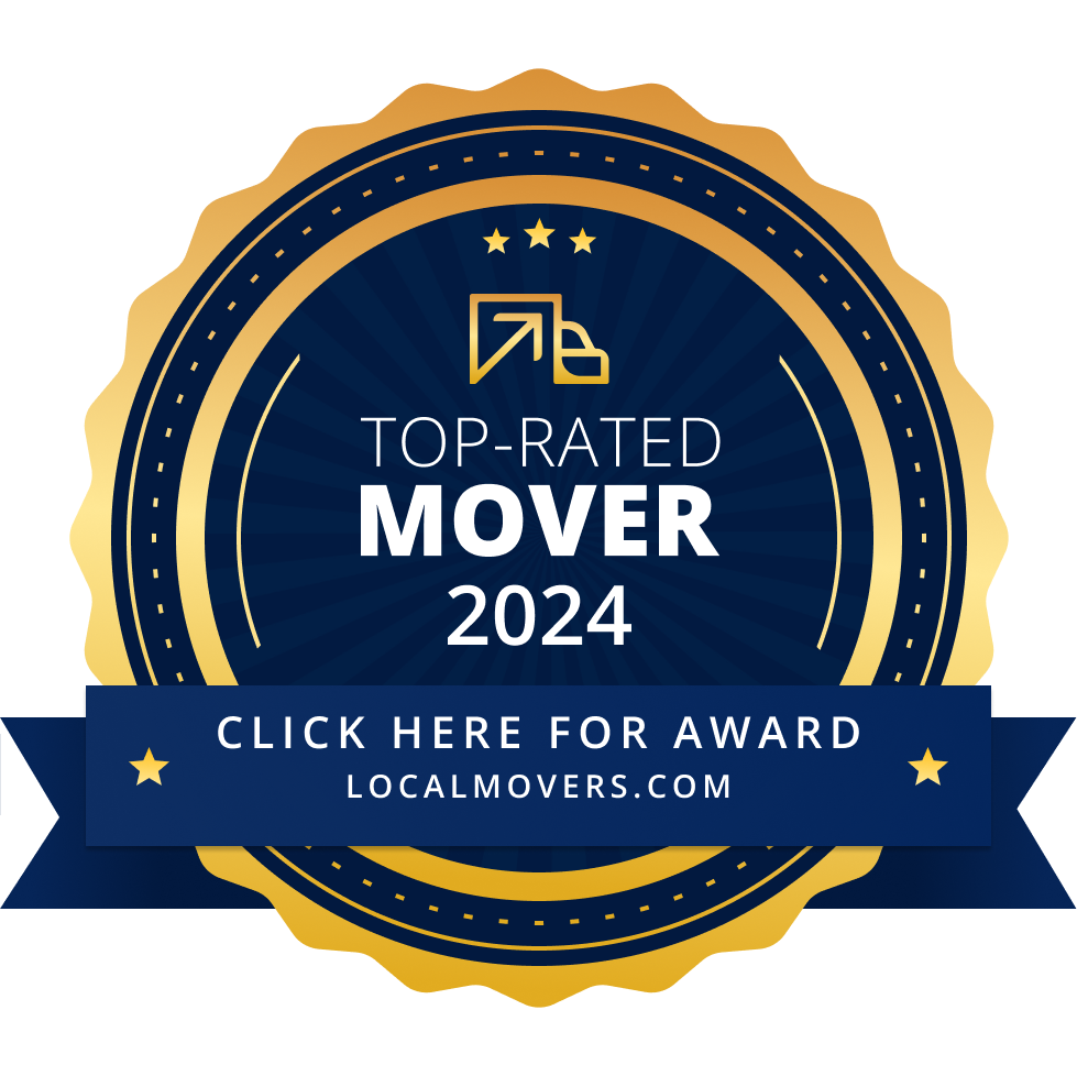 Top-Rated Mover 2024 award badge